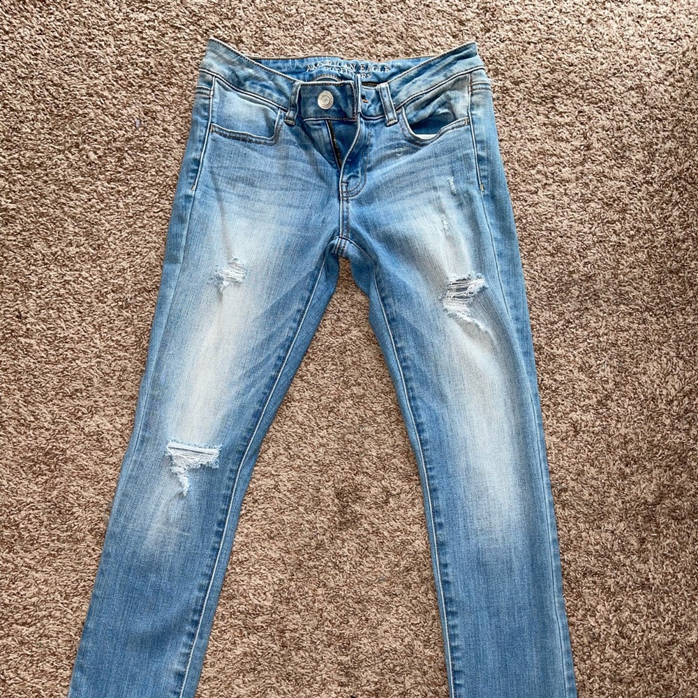 American eagle jeans: jegging material
